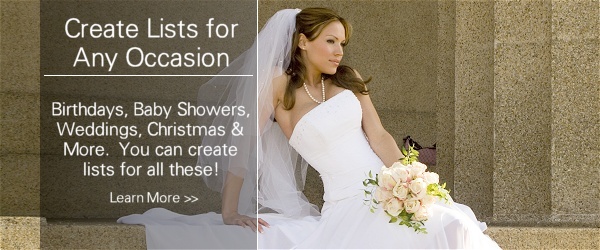 Welcome to Gifts & Lists