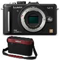 Panasonic GF1 Black Digital Camera Body plus Free System Bag and 4GB Memory Card