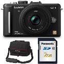 Panasonic GF1 Black Digital Camera with 20mm Lens plus Free System Bag and 4GB Memory Card