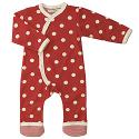 Red Spotty Kimono Romper