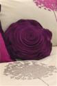 Ruffle Plum Cushion
