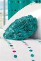 Ruffle Turquiose Cushion