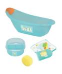 Bath set - blue elephant
