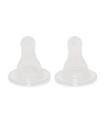 Mothercare standard neck teats - medium flow - 2pk