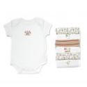 Baby Unisex 7 Pk of Farmyard Bodysuits (3-6 mnths)