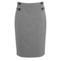 Grey dog tooth pencil skirt