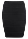 Black ponte bandage skirt