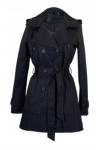 In Wear Black Cotton Mac