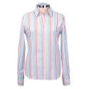 Ladies Premium Long Sleeve Multi Stripe Blouse