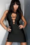 Black Olivia Minidress