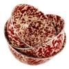 Mixing Bowl 3 Piece Set Burgundy Marble