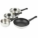 Stainless Steel 4-peice Pan Set