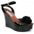 Steve Madden Partiee Black Patent Wedge