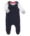 Dungaree Set with Feet (6-9m)