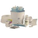 Steam steriliser and bottles