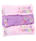 Minene Muslin Squares Pink & Purple