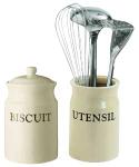 biscuit and utensil jar