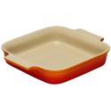 Le Creuset Stoneware Square Dish, Volcanic, 23 cm
