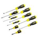 Stanley Cushion Grip Screwdriver Set Black/Yellow