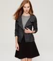 LOFT Tweed moto jacket