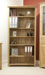Eton Solid Oak Furniture Large Bookcase