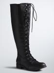 Lace Up Tall Riding Boots (Wide Width & Wide Calf)