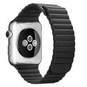 42mm Black Leather Loop