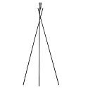 Tripod floor lamp base