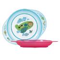 Tommee Tippee Decorated Weaning Plate - 2 Pack