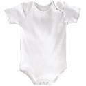 White Short Sleeve Bodysuits - 7 Pack (Newborn)