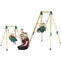 TP Activity Acorn Swing Set with Quadpod Seat