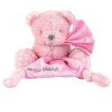 Snuggle Chums Musical Satin Blankie Toy - Bear