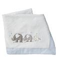 snuggly blanket with elephants