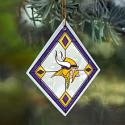 Minnesota Vikings Art Glass Ornament