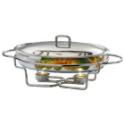 Oval Stainless Steel Food Warmer