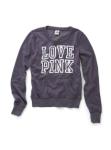 PINK Fleece Crewneck