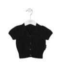 Black Short Sleeve Cardigan