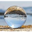 Navaris Crystal Clear Glass Ball - 100mm Transpare