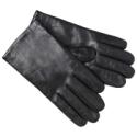 TM Lewin Men`s Black Leather Gloves 