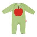 Sleepsuit with apple applique