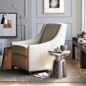 Sweep Leather Armchair 