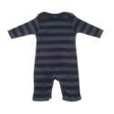 Vintage Blue & Navy Striped Sleepsuit