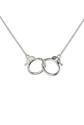 Silver Handcuffs Necklace