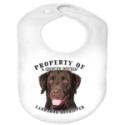 Chocolate lab bib