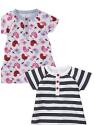 Ladybird Jersey Dresses (2 pack) 0-3 months