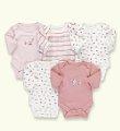 5 Pack - Pure Cotton Assorted Bodysuits 3 months