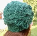 Flower Knit Hat