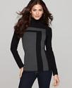 Style&co. Sweater,Colorblock Turtlene