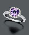 Victoria Townsend Silver and Amethyst ring 