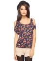 Rose Garden Split Sleeve Top